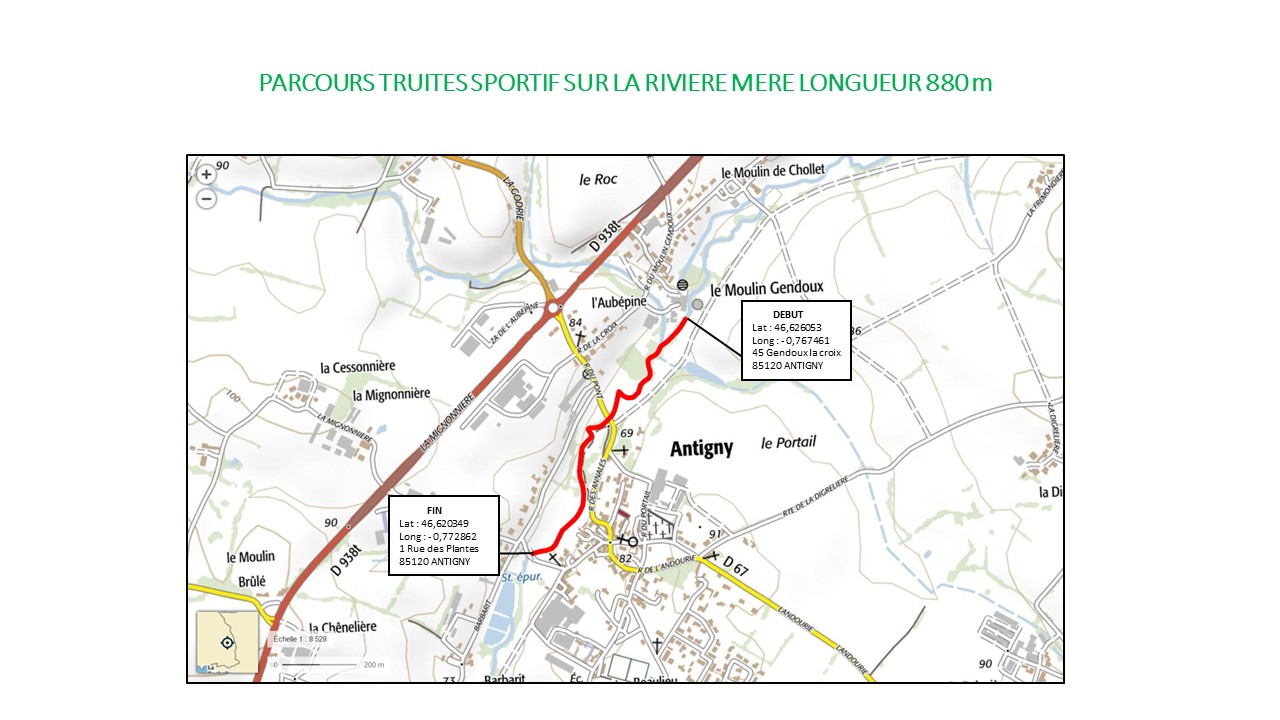 Parcours Truite Sportif sur Rivière Mère